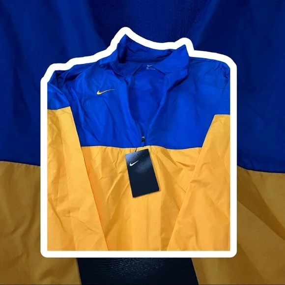 (XL) Nike 1/4 Zip Windbreaker NWT LA Rams Color Scheme 90’s Vintage Retro Mens - Picture 6 of 8